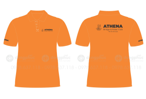 May và in áo phông Club Bridge & Poker Athena