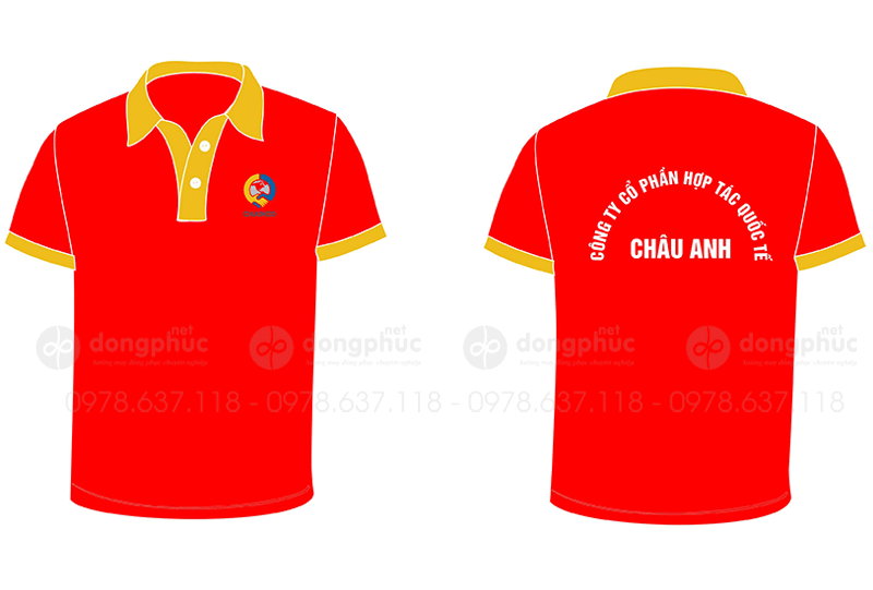 May và in áo phông Công ty cổ phần hợp tác quốc tế Châu Anh