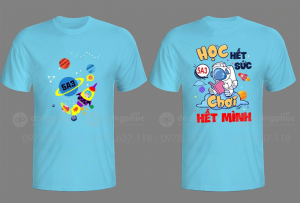 May và in áo Lớp 5A3 Học hết sức chơi hết mình