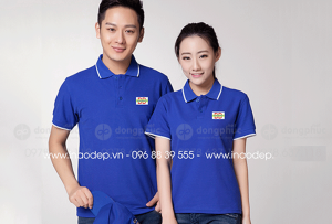 May và in áo phông polo Trading & Safety DD
