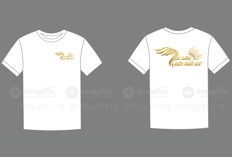 May và in áo phông Tỏa sáng thiên thần nhí