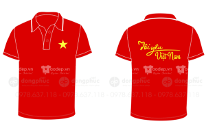May và in áo phông Tôi yêu Việt Nam