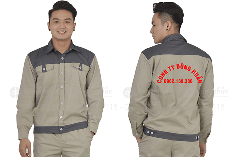 May và in đồng phục bảo hộ Công ty Dung Huan
