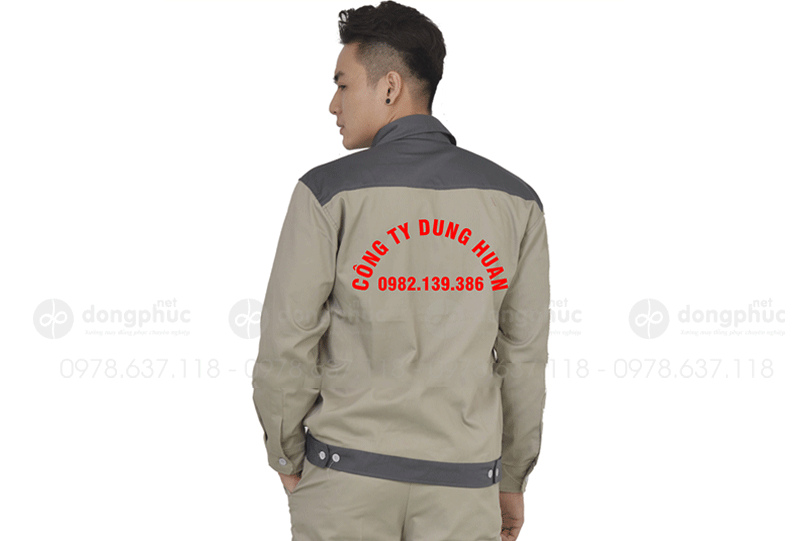 May và in đồng phục bảo hộ Công ty Dung Huan