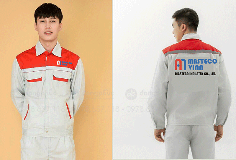 May và in đồng phục bảo hộ Công ty Masteco Vina