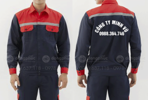 May và in đồng phục bảo hộ Công ty Minh Vũ