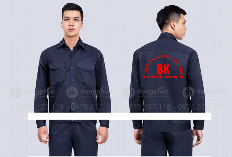 May và in đồng phục bảo hộ Công ty TNHH Xây dựng và chống thấm BK