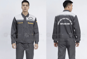 May và in đồng phục bảo hộ Gara Đức Dua Phúc Lâm Hạ