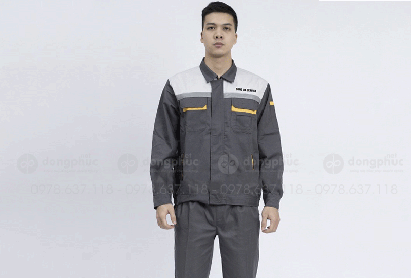 May và in đồng phục bảo hộ Sông Đà Service