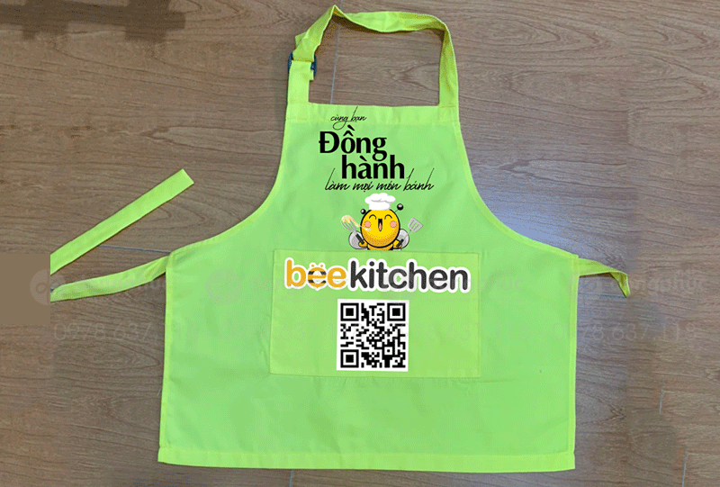 May và in tạp dề Beekitchen