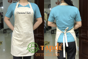 May và in tạp dề Diamond Nails