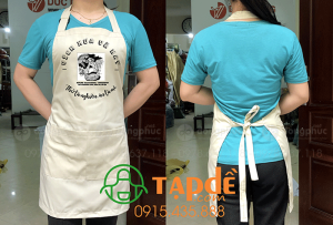 May và in tạp dề màu be Quán Vích xưa và nay