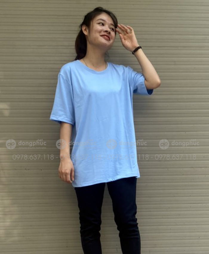 Áo thun xanh dương