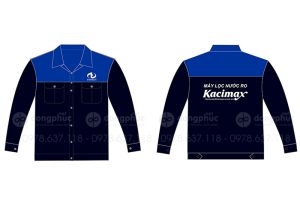 May và in áo bảo hộ Máy lọc nước RO Kacimax