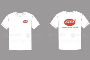 May và in áo cổ tròn Công ty GB Technology