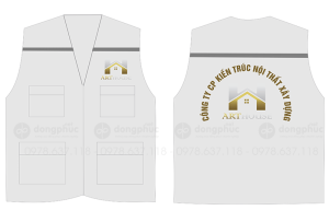 May và in áo gile Công ty CP kiến trúc nội thất xây dựng ArtHouse