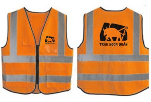 May và in áo gile Trâu Ngon Quán