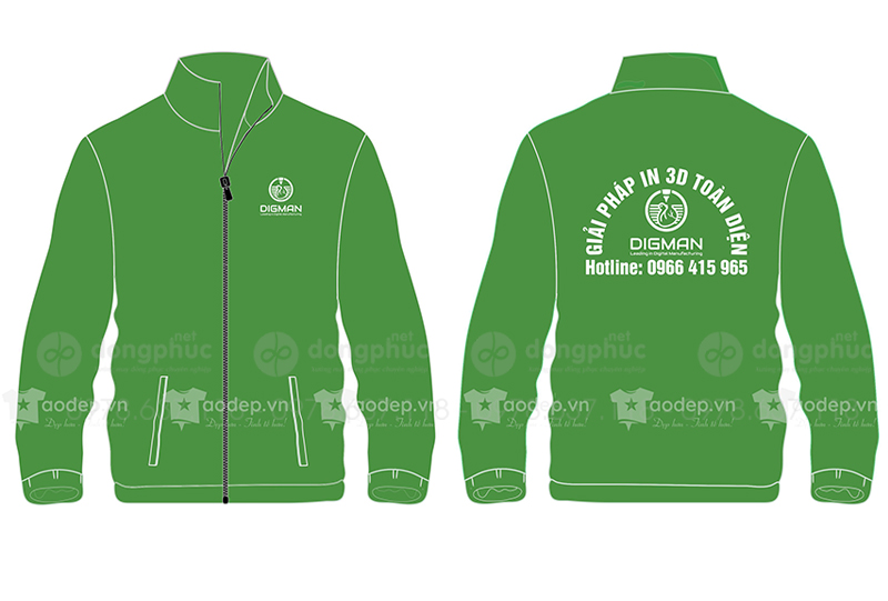 May và in áo khoác Công ty Digman