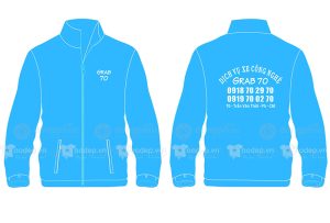 May và in áo khoác Dịch vụ xe công nghệ Grab 70