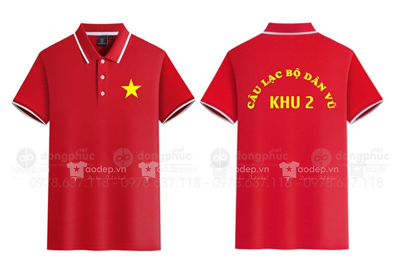 May và in áo phông Câu lạc bộ dân vũ Khu 2