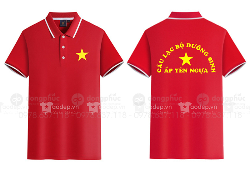 May và in áo phông Câu lạc bộ dưỡng sinh Ấp yên ngựa