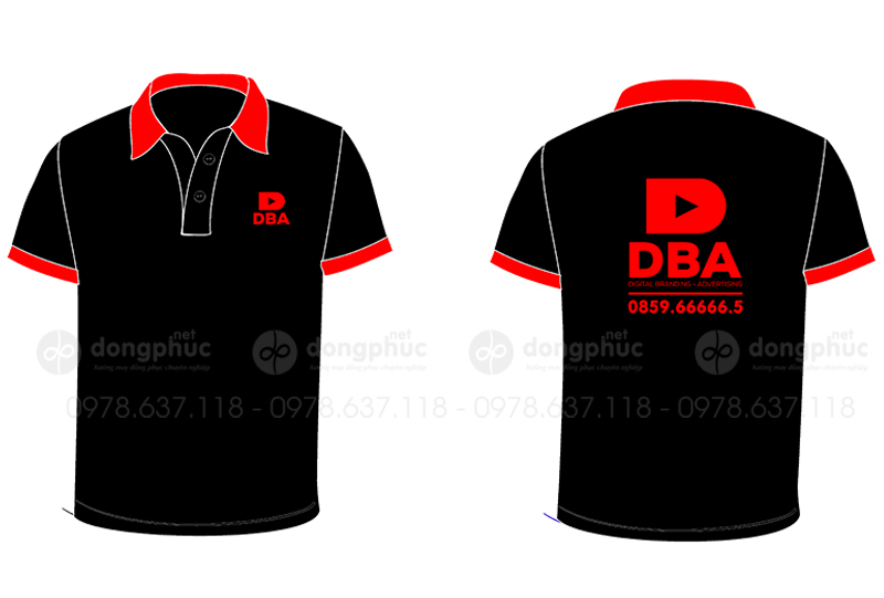 May và in áo phông Công ty DBA