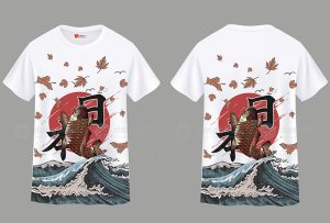 May và in áo phông hình cá chép