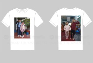 May và in áo phông in ảnh gia đình lên áo