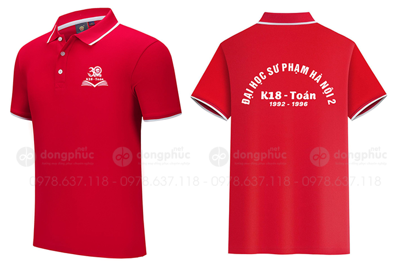 May và in áo Lớp K18-Toán Đại học sư phạm Hà Nội 2