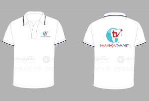 May và in áo phông Nha khoa Tâm Việt