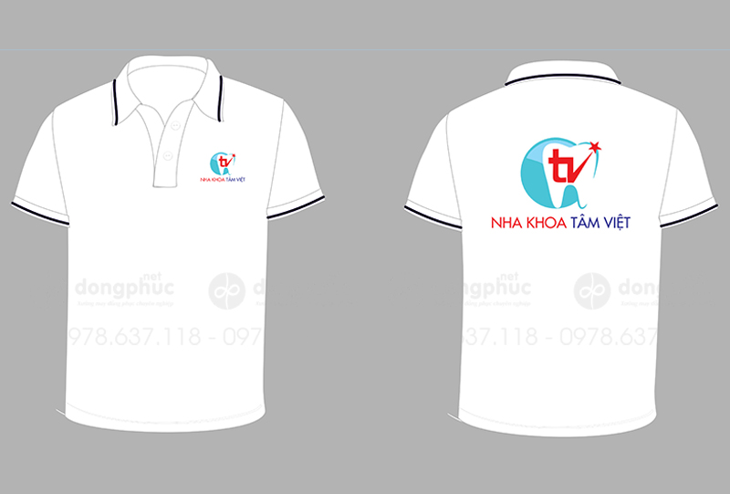 May và in áo phông Nha khoa Tâm Việt