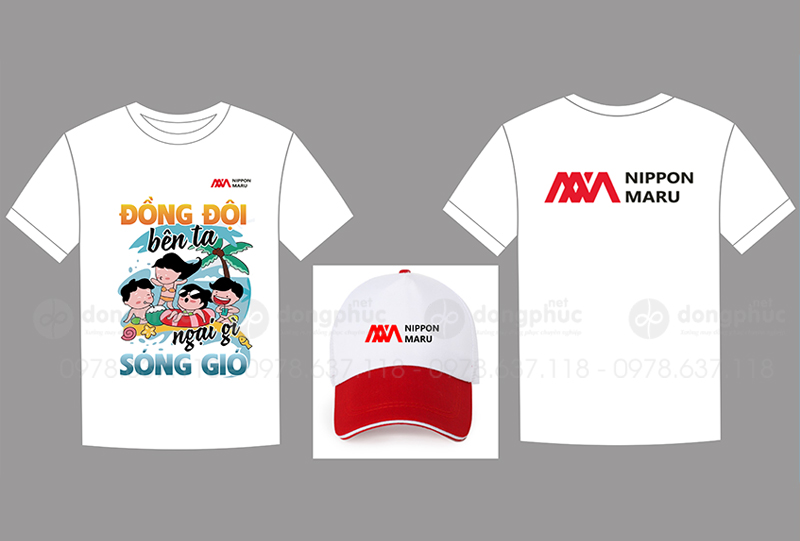 May và in áo phông Nippon Maru