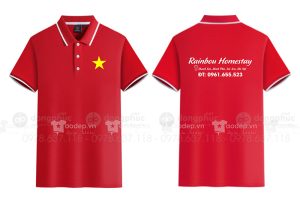 May và in áo phông Rainbou Homestay