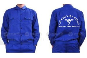 May và in đồng phục bảo hộ Cơ khí Việt Hưng