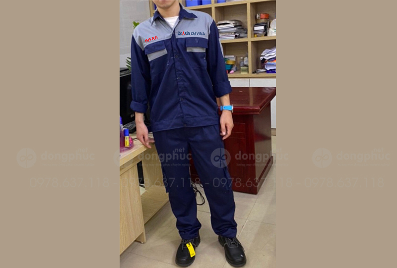 May và in đồng phục bảo hộ Công ty CoAsia CM Vina