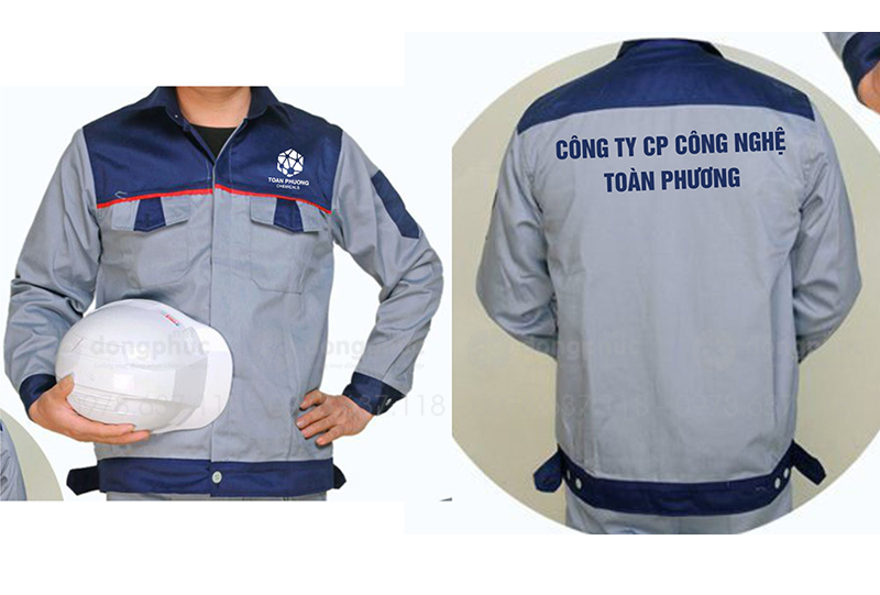 May và in đồng phục bảo hộ Công ty CP Công nghệ Toàn Phương