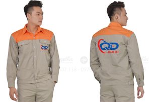 May và in đồng phục bảo hộ Công ty Quang Đạt