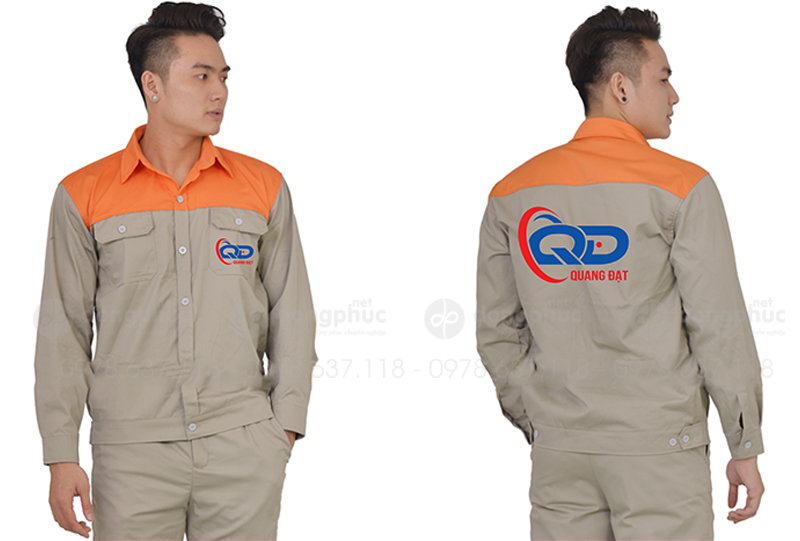May và in đồng phục bảo hộ Công ty Quang Đạt