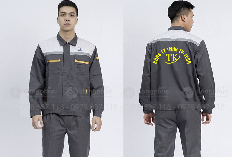 May và in đồng phục bảo hộ Công ty TNHH TK-Tech