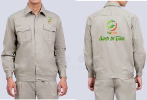 May và in đồng phục bảo hộ Myfarm Sạch từ Tâm