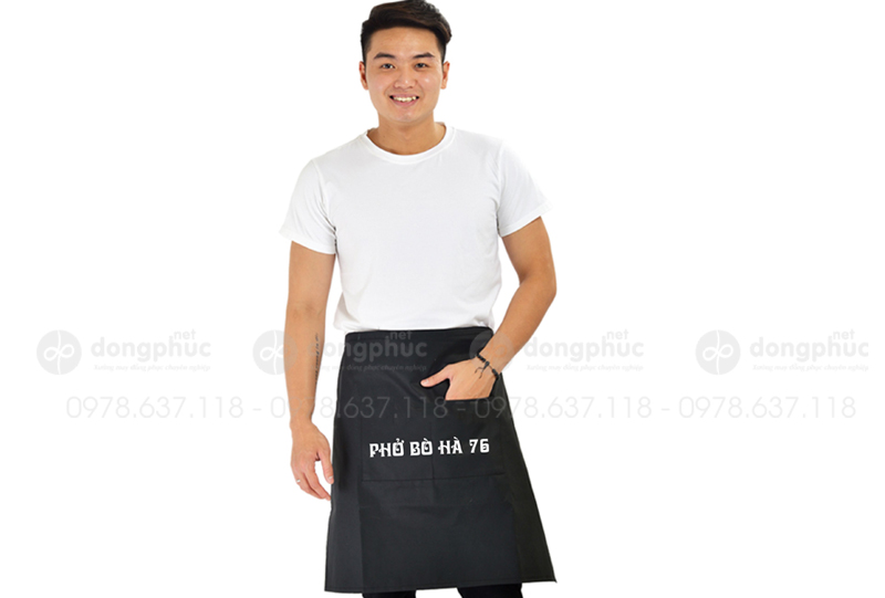 May và in tạp dề Quán Phở Bò Hà 76