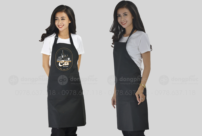 May và in tạp dề Quán Cita Devino