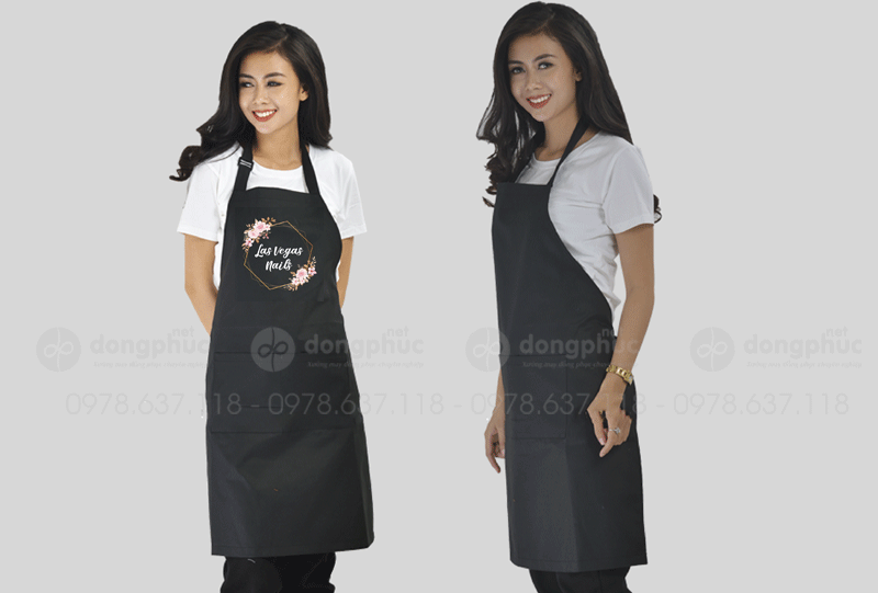 May và in tạp dề Tiệm Las Vegas Nails