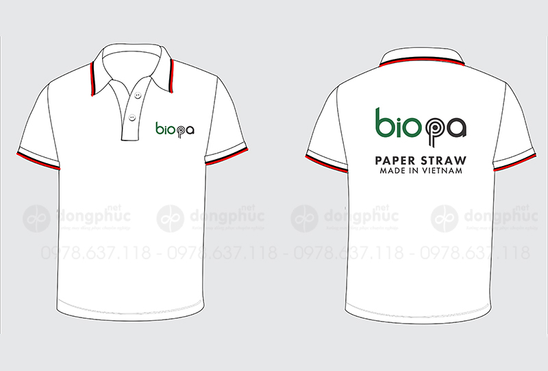May và in áo phông Biopa Paper Straw