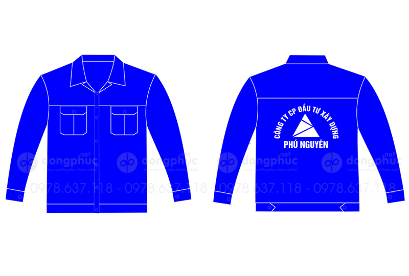 May và in áo bảo hộ Công ty CP đầu tư xây dựng Phú Nguyên