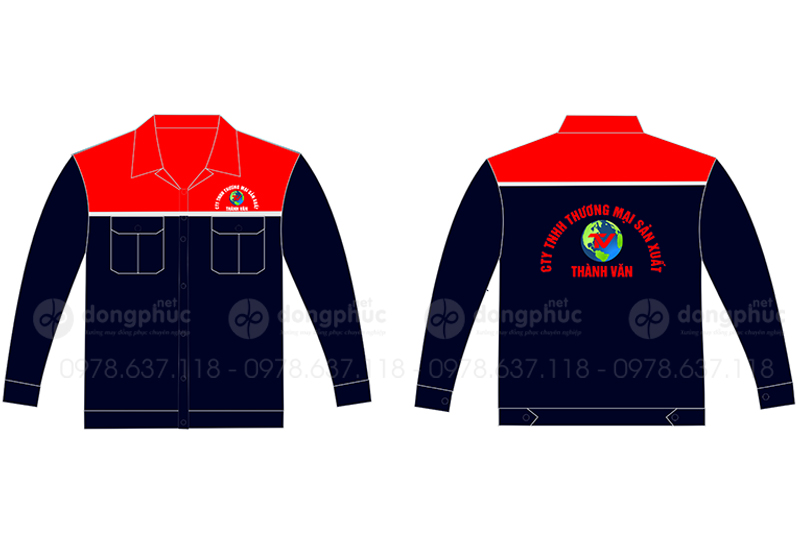 May và in áo bảo hộ Công ty TNHH thương mại sản xuất Thành Văn