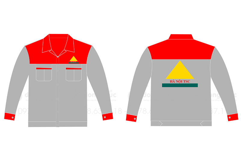 May và in áo bảo hộ Hà Nội TSC