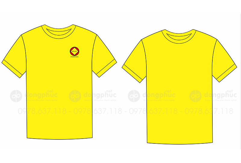 May và in áo phông cổ tròn Công ty New Gen International