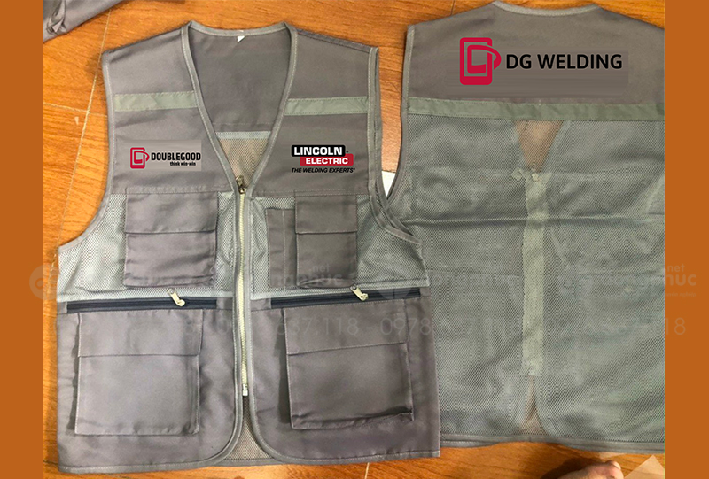 May và in áo gile DoubleGood Welding