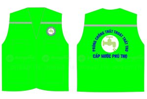 May và in áo gile Công ty cổ phần Cấp nước Phú Thọ